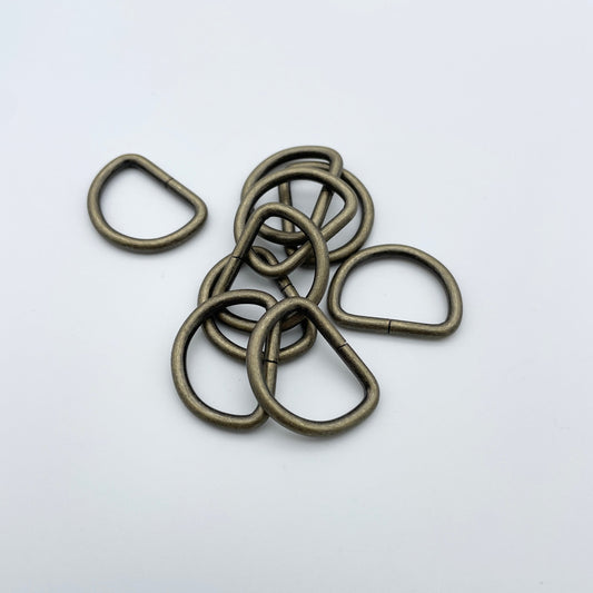 Dカン 21×15mm 径φ3mm 10個セット | バッグやアクセサリー用金具【SSF SELECT】