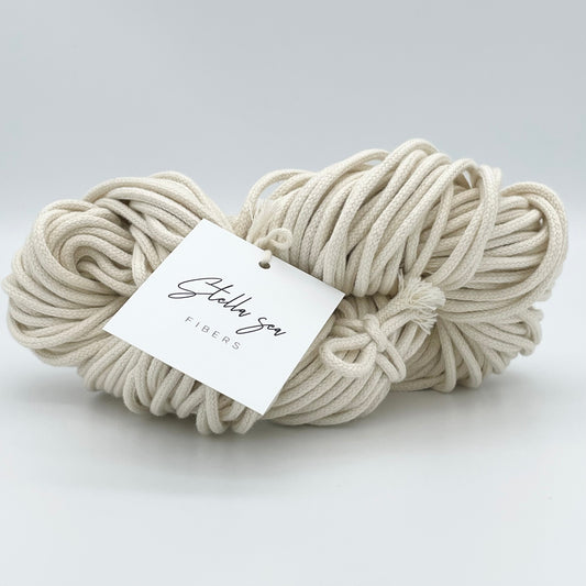 16打ちオーガニックコットンコード(生成り・50m)