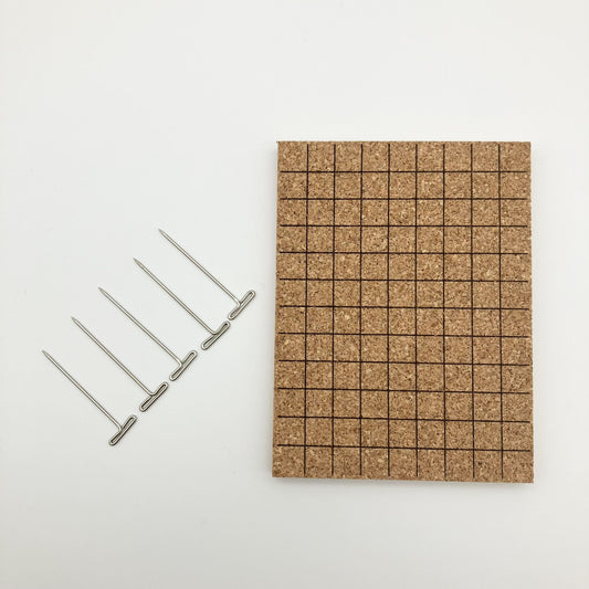 プチコルクボード&マクラメピン5本セット|お試し・持ち運び用【SSF SELECT】