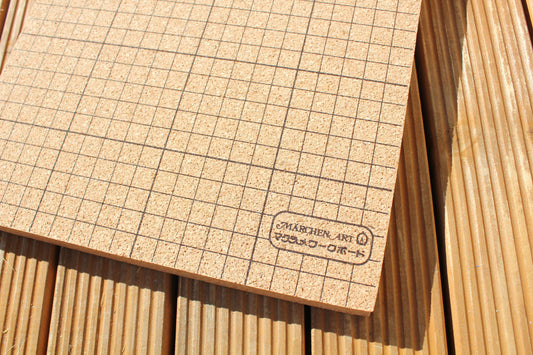 マクラメ用コルクボードミニ 20×30cm|耐久性あり・マス目付き【SSF SELECT】