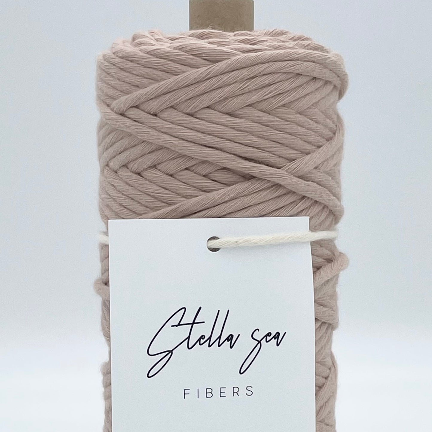 【12/11(木)・8色再入荷】1本撚りオーガニックコットンコード(3.5mm・カラー・125g/約50m)