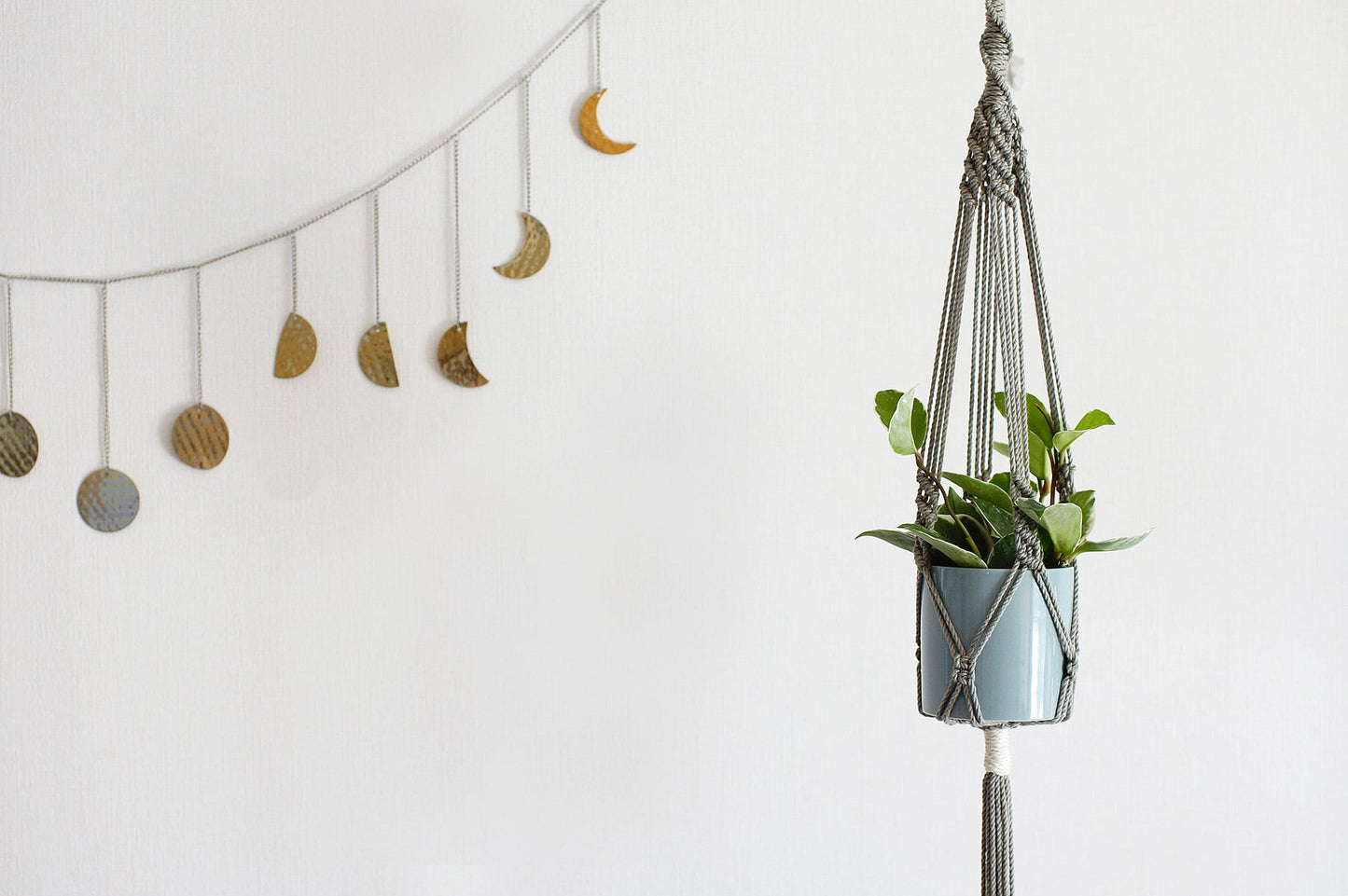 紙のレシピ vol.14|ななめ模様のプラントハンガー(販売用作品制作OK)