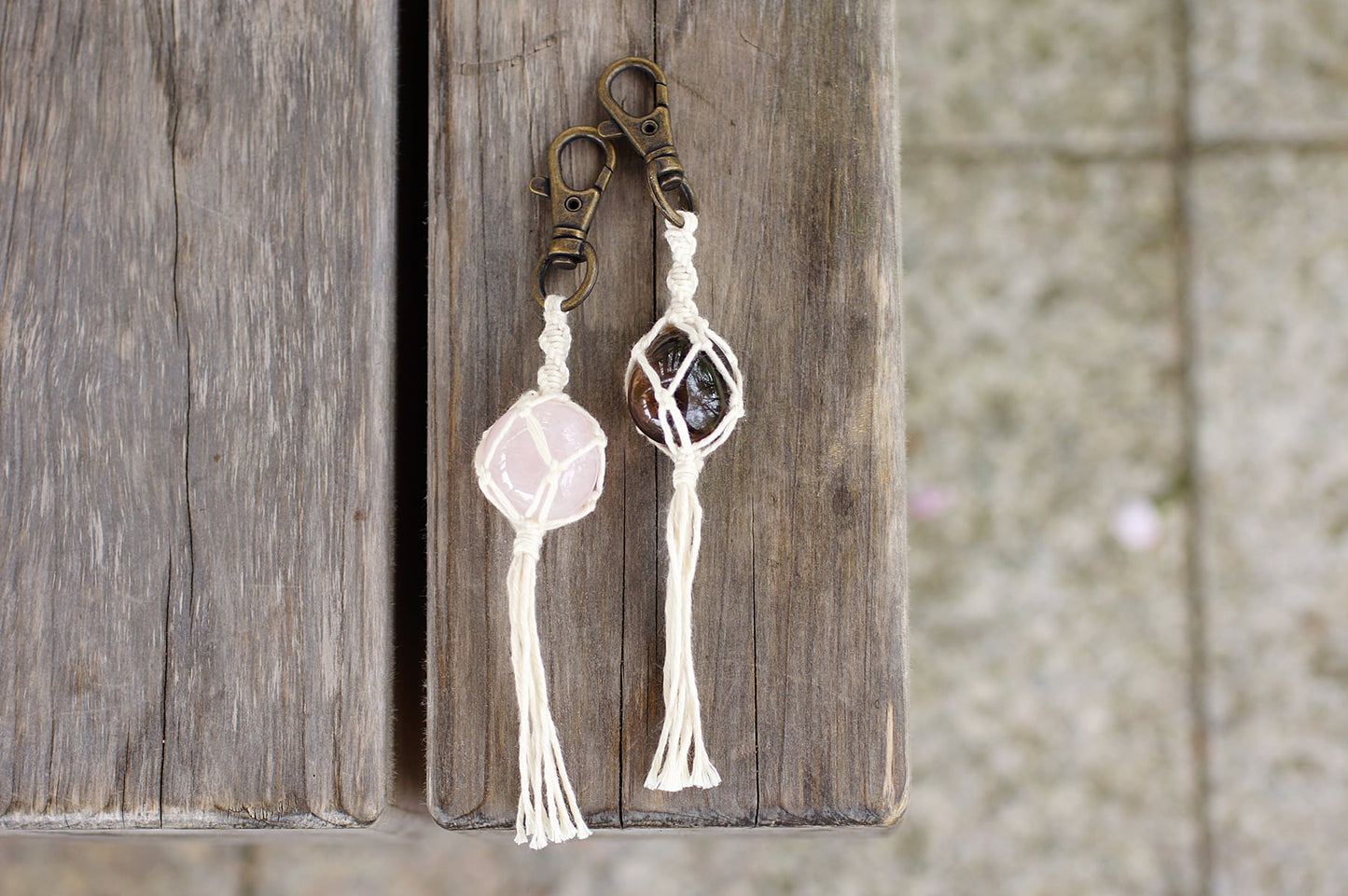 紙のレシピ vol.22|天然石包みキーチャーム(販売用作品制作OK)