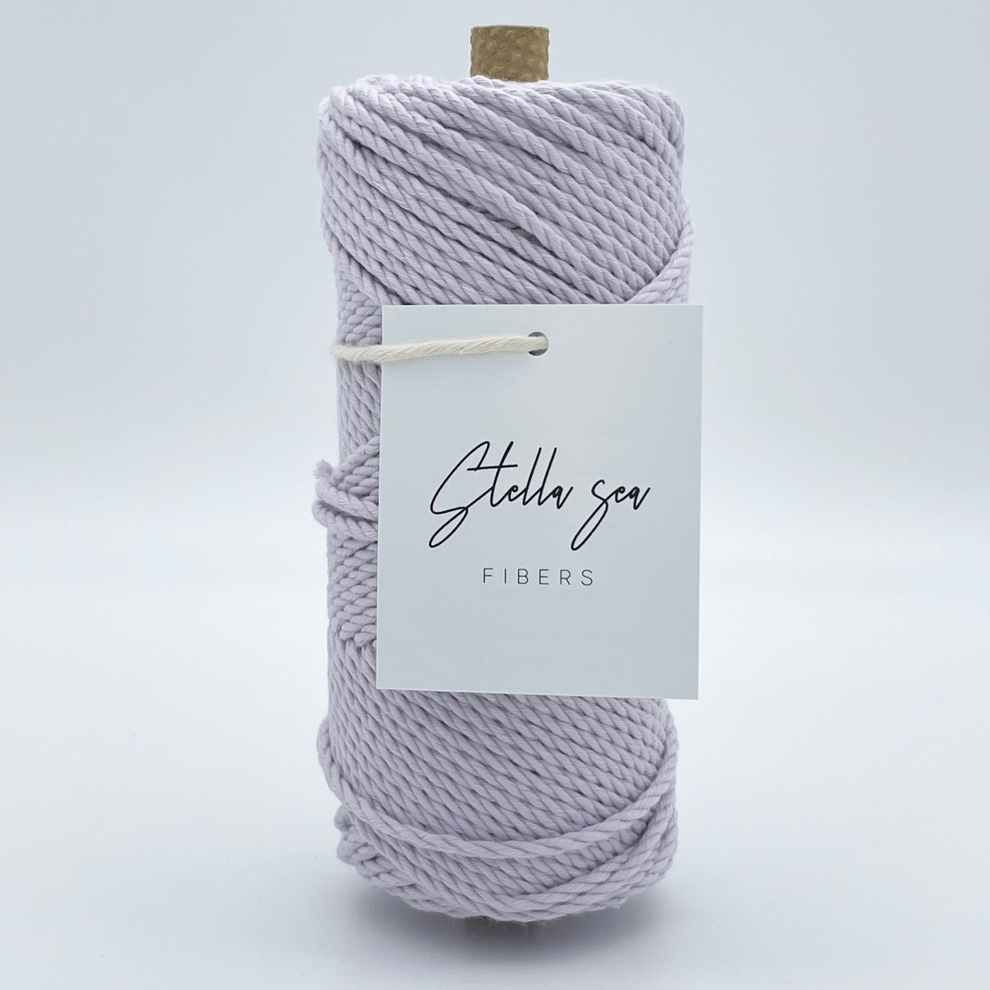 3本撚りオーガニックコットンロープ(3mm・カラー・125g/約40m)