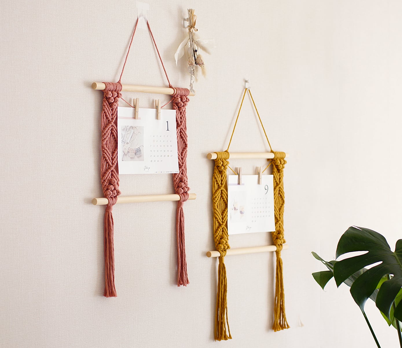 紙のレシピ vol.17|壁掛けカレンダーホルダー(販売用作品制作OK)