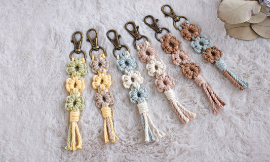 フラワーキーチャームキット vol.30|選べるカラー・材料付き(販売用作品制作OK)