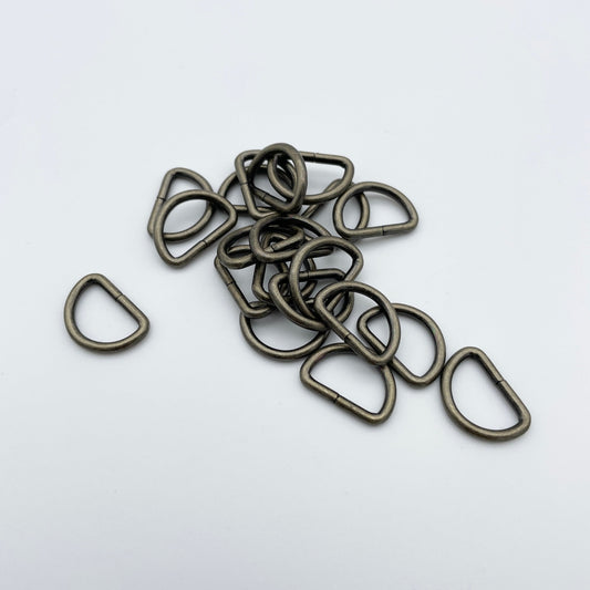 Dカン 12×8mm 径φ2mm 20個セット | バッグやアクセサリー用金具【SSF SELECT】