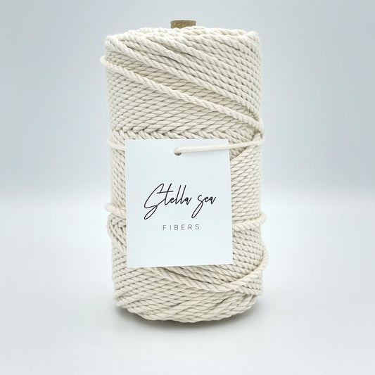 【2月下旬お届け】3本撚り3mm生成り・オーガニックコットンロープ 予約販売について