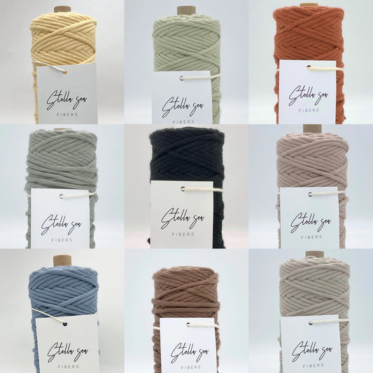 【5月下旬お届け】1本撚り3.5mmカラー・オーガニックコットンコード 予約販売について