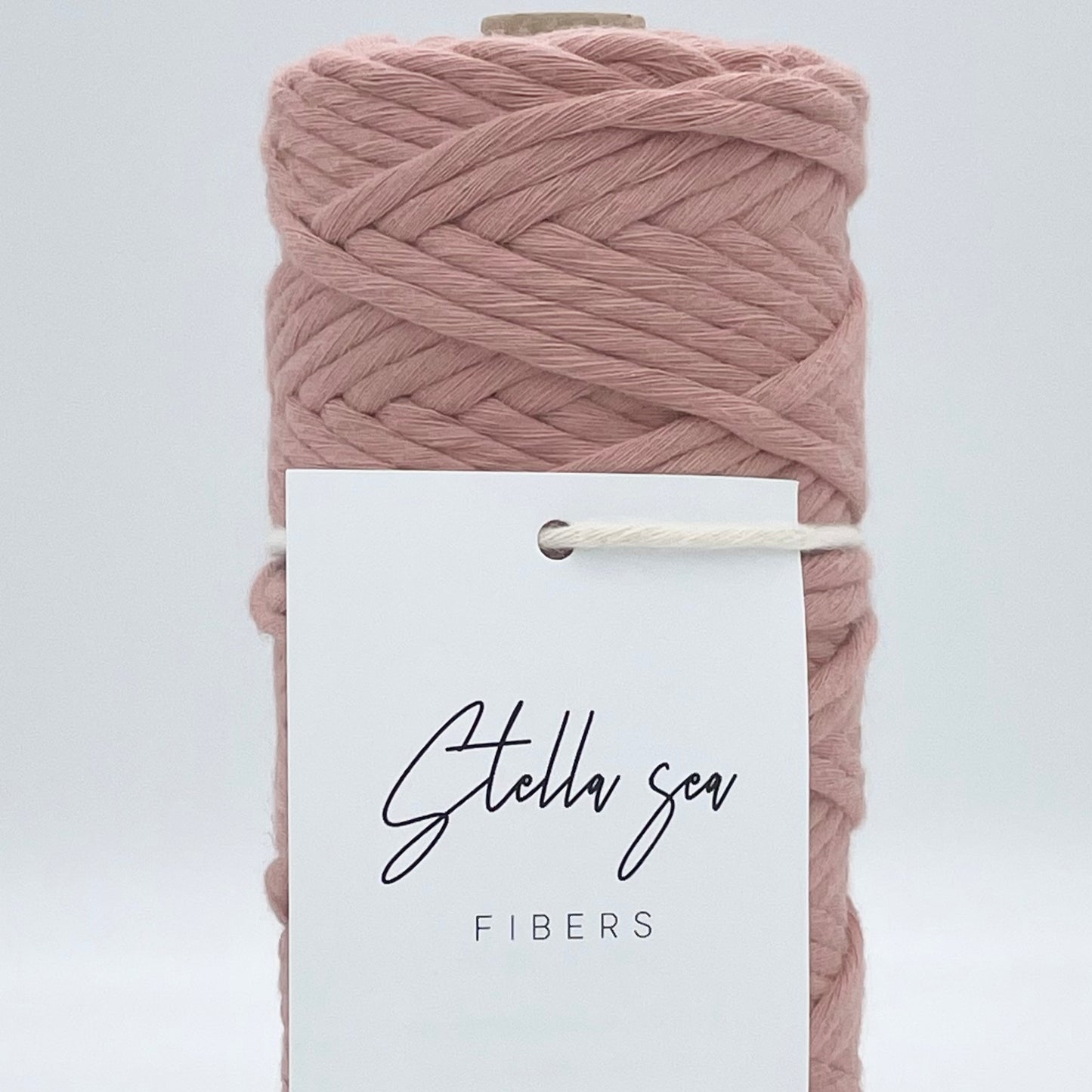 3.5mm/Color/100m (about 250g) Single-Strand fair trade organic cotton macrame color cord made in Japan