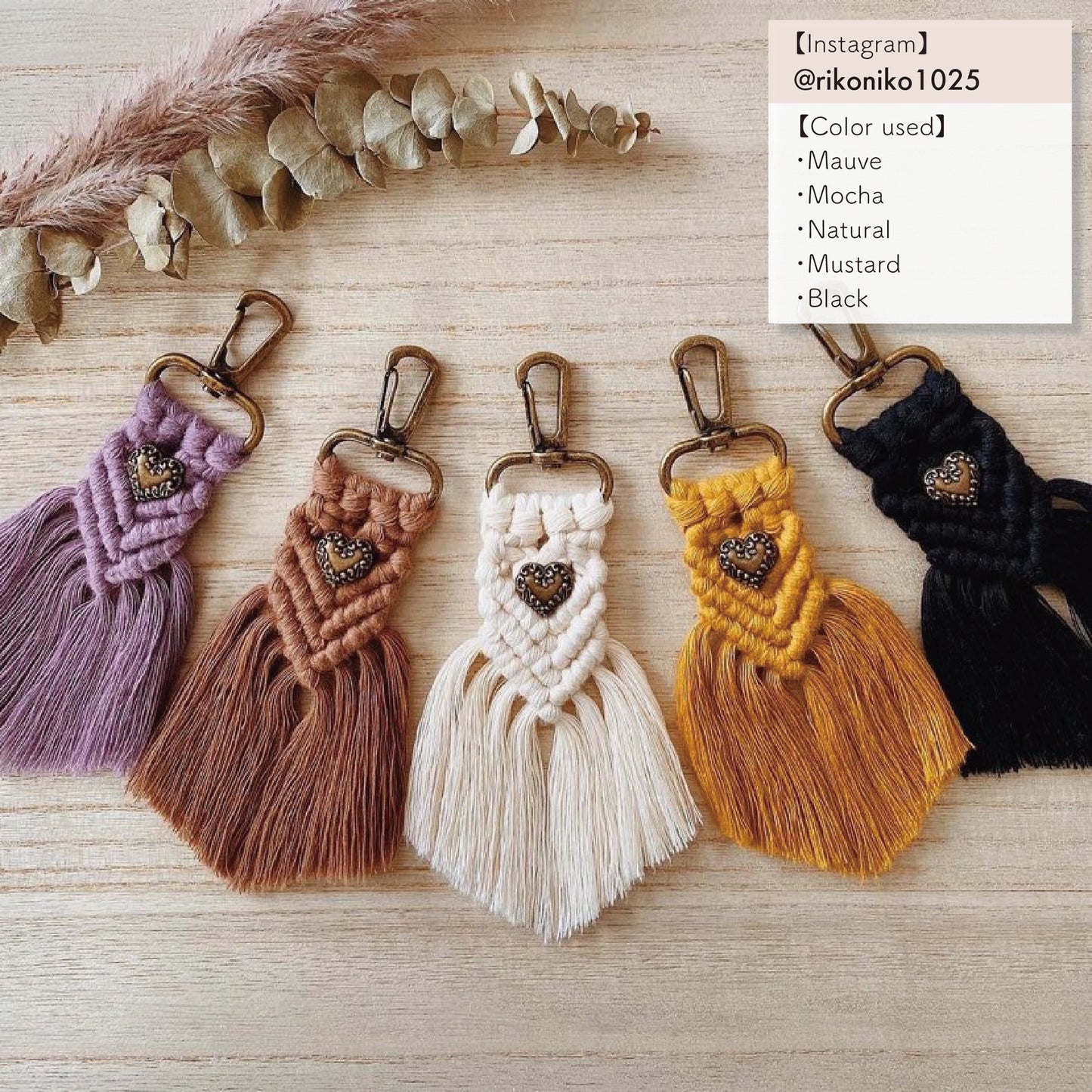 3.5mm/Mustard(MU)/100m (about 250g) Single-Strand fair trade organic cotton macrame color cord made in Japan