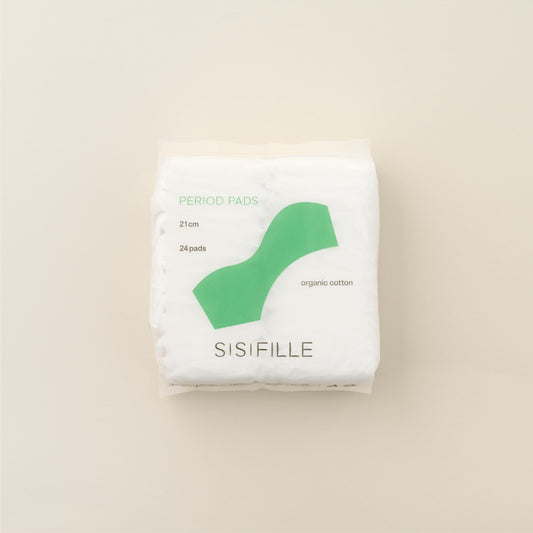 PERIOD PADS　生理用ナプキン21cm羽なし【SISIFILLE】