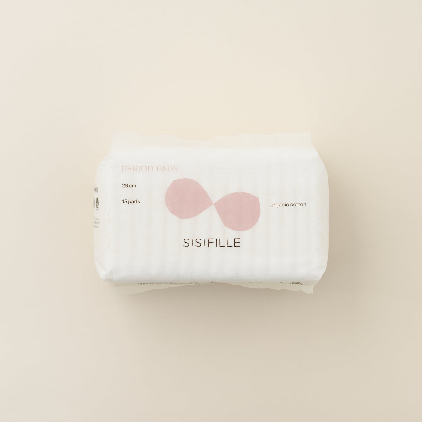 PERIOD PADS　生理用ナプキン29cm羽あり【SISIFILLE】｜マクラメ糸と同じコットンを使用