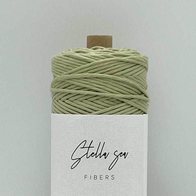 2mm/color/100m (about 125g) Single-Strand fair trade organic cotton macrame color cord made in Japan
