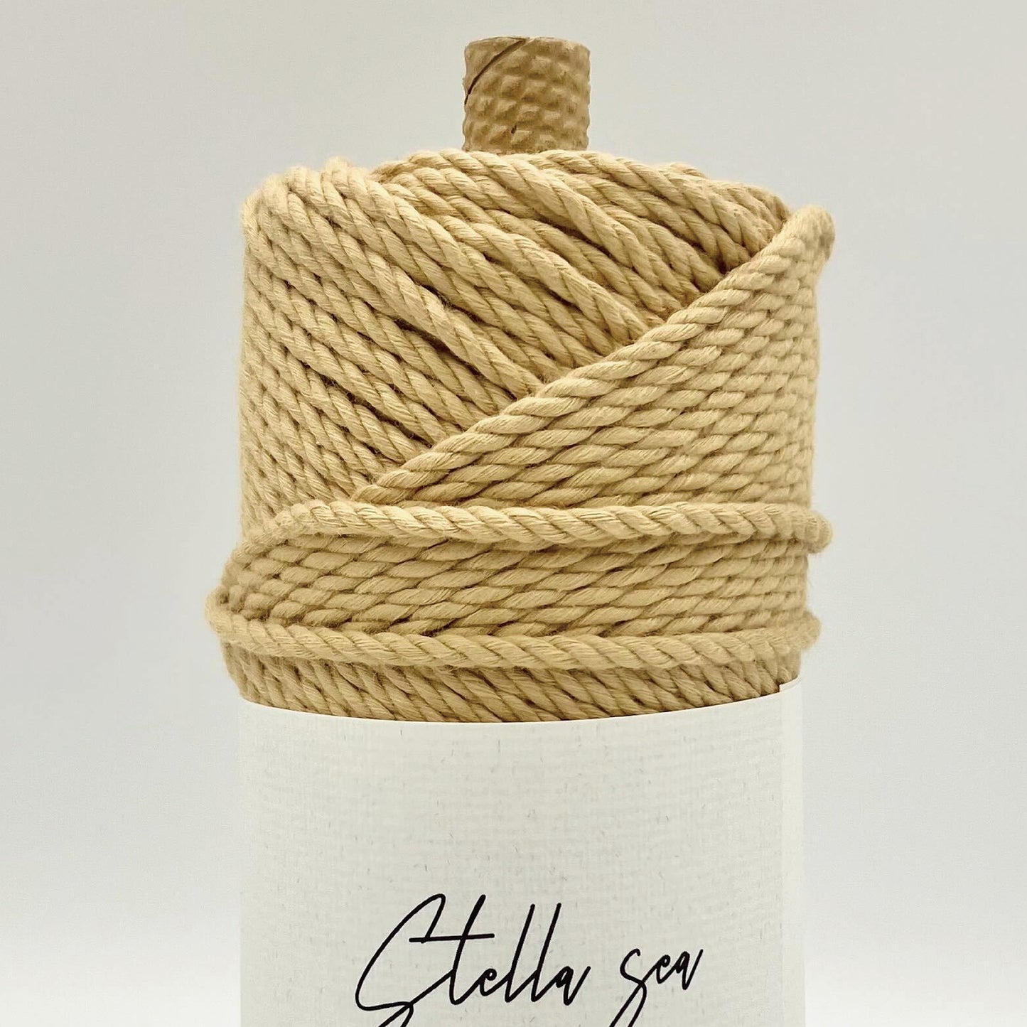 3mm/Color/40m (about 125g) 3-Strand fair trade organic cotton macrame color rope made in Japan