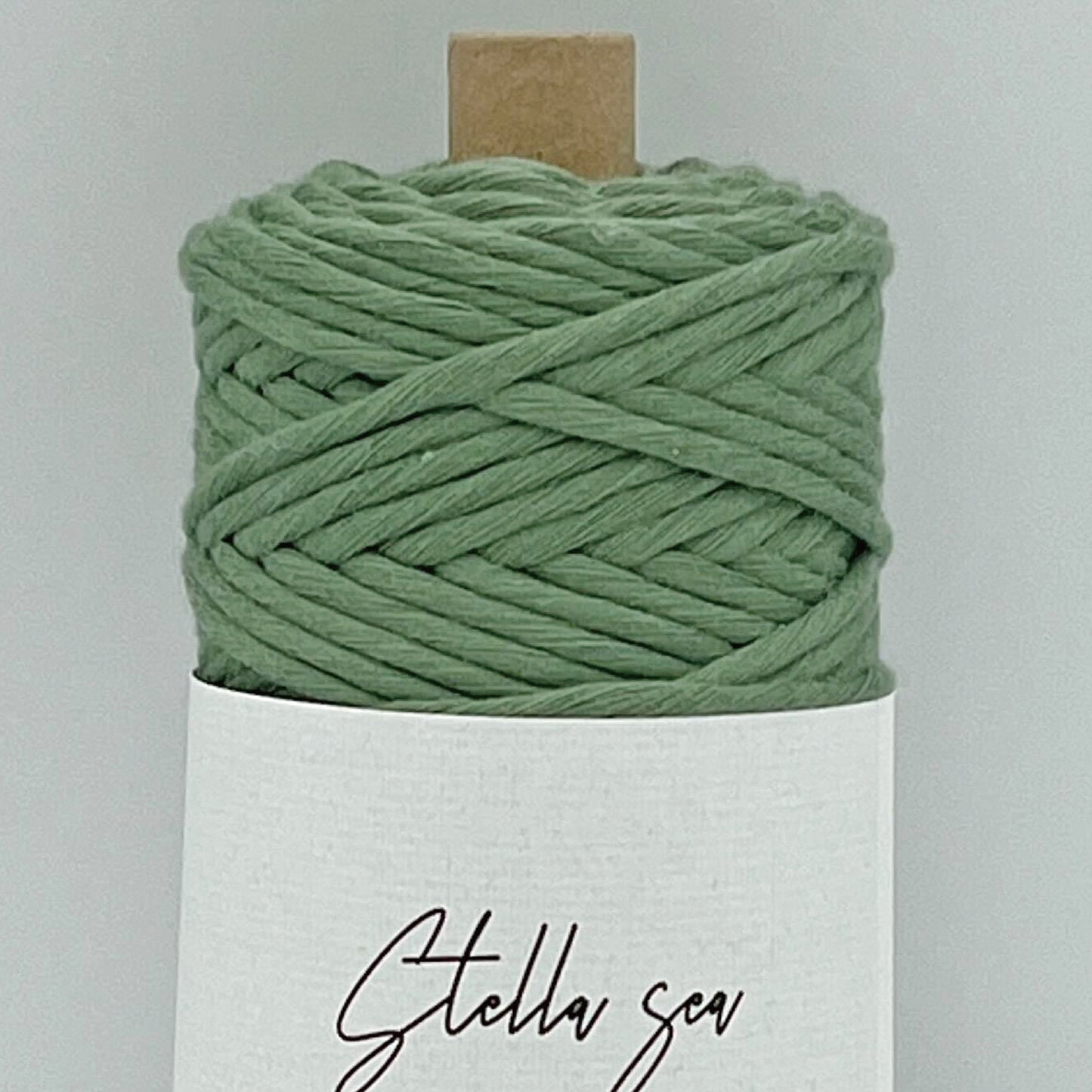 3.5mm/Color/50m (about 125g) Single-Strand fair trade organic cotton macrame color cord made in Japan