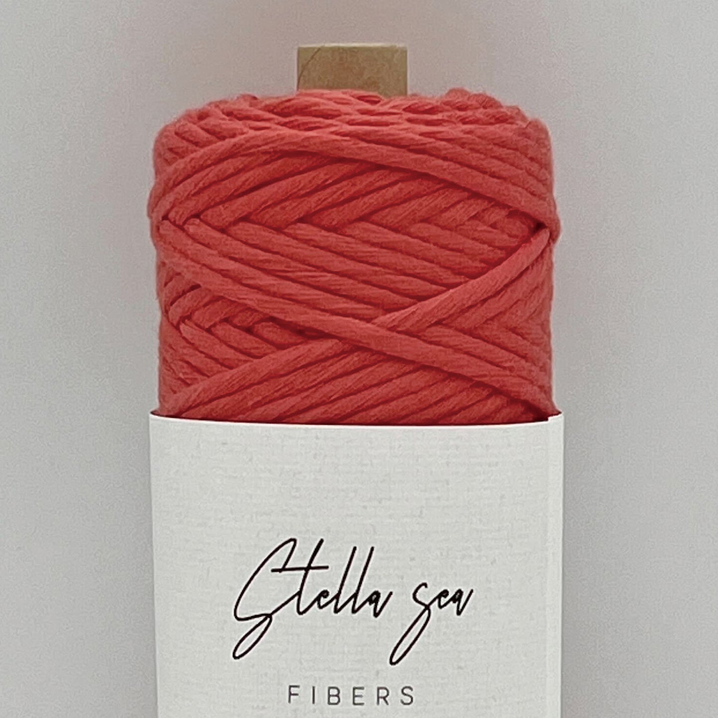 3.5mm/Color/100m (about 250g) Single-Strand fair trade organic cotton macrame color cord made in Japan